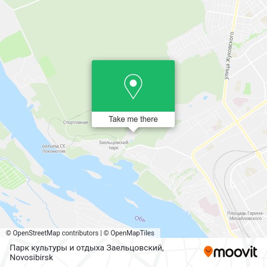 Парк культуры и отдыха Заельцовский map