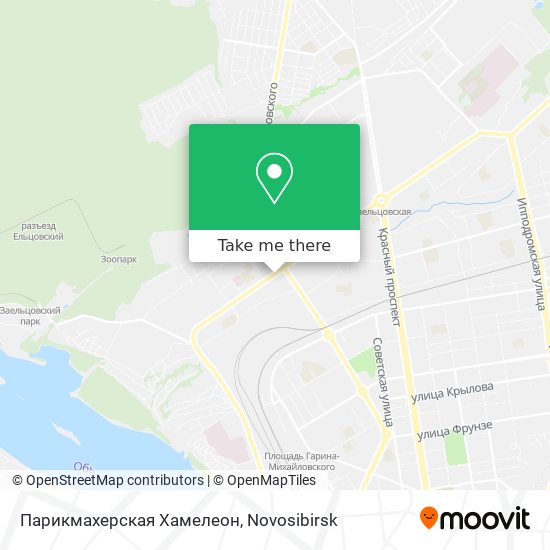 Парикмахерская Хамелеон map