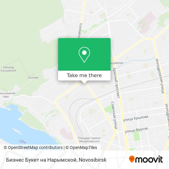 Бизнес Букет на Нарымской map