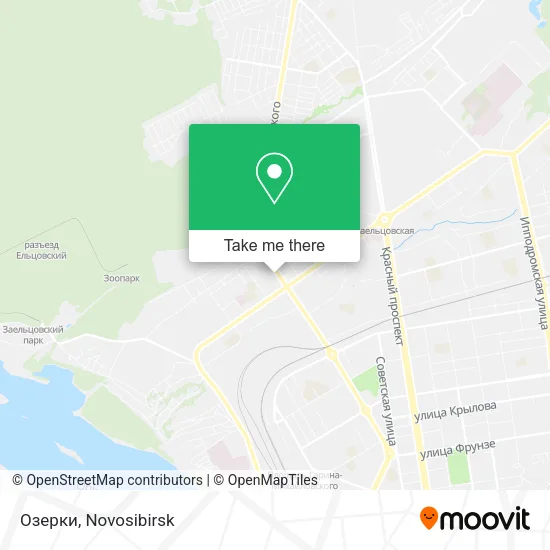 Озерки map