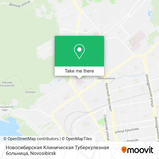 Новосибирская Клиническая Туберкулезная больница map