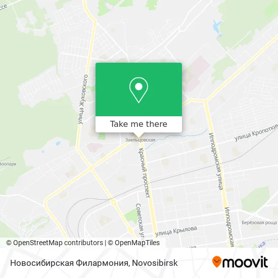 Новосибирская Филармония map