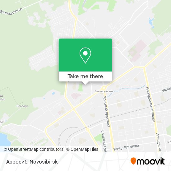 Аэросиб map