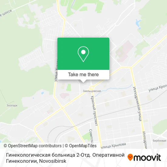 Гинекологическая больница 2-Отд. Оперативной Гинекологии map