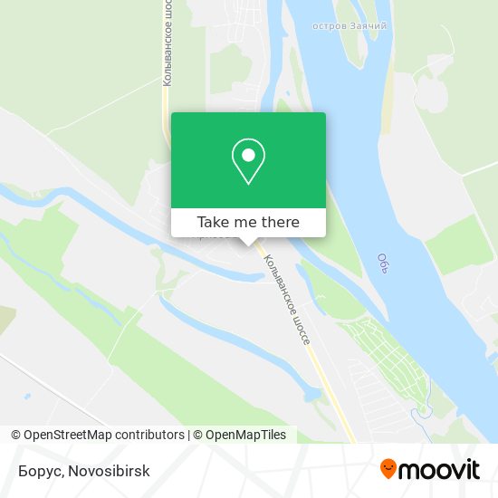 Борус map