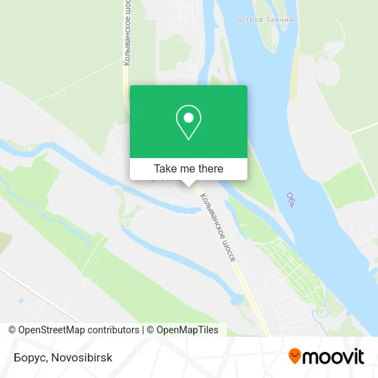 Борус map