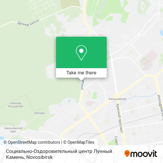 Социально-Оздоровительный центр Лунный Камень map