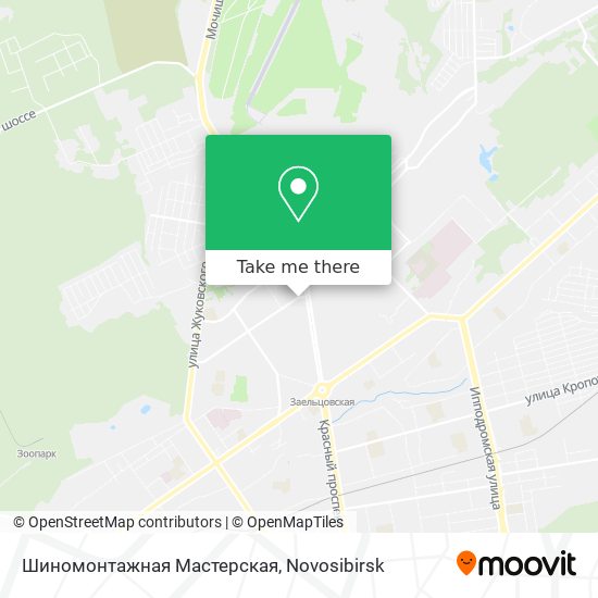 Шиномонтажная Мастерская map