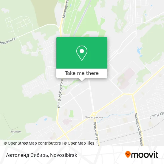 Автоленд Сибирь map
