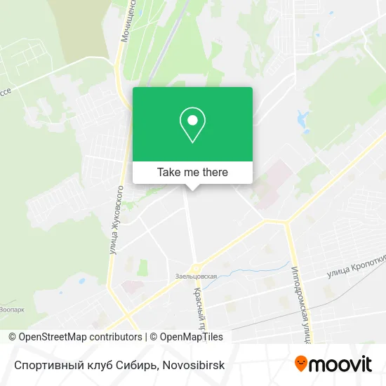 Спортивный клуб Сибирь map