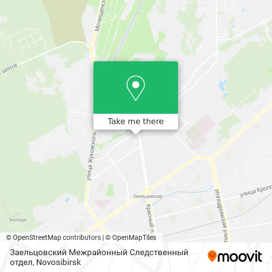 Заельцовский Межрайонный Следственный отдел map