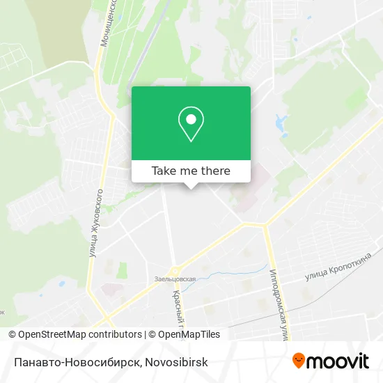 Панавто-Новосибирск map