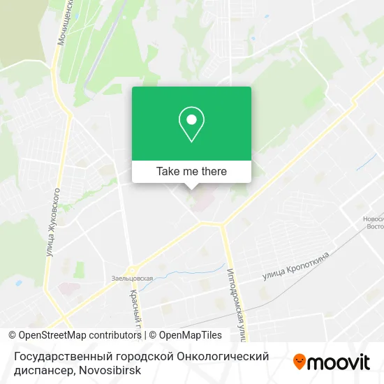 Государственный городской Онкологический диспансер map
