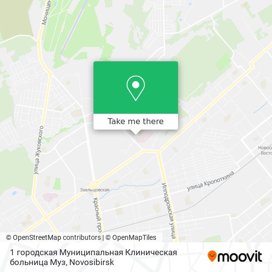 1 городская Муниципальная Клиническая больница Муз map