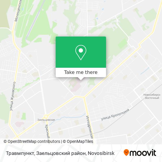 Травмпункт, Заельцовский район map