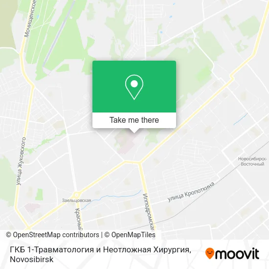 ГКБ 1-Травматология и Неотложная Хирургия map