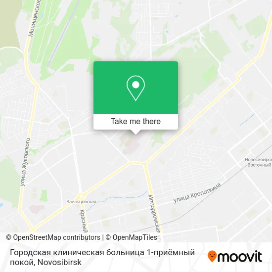 Городская клиническая больница 1-приёмный покой map