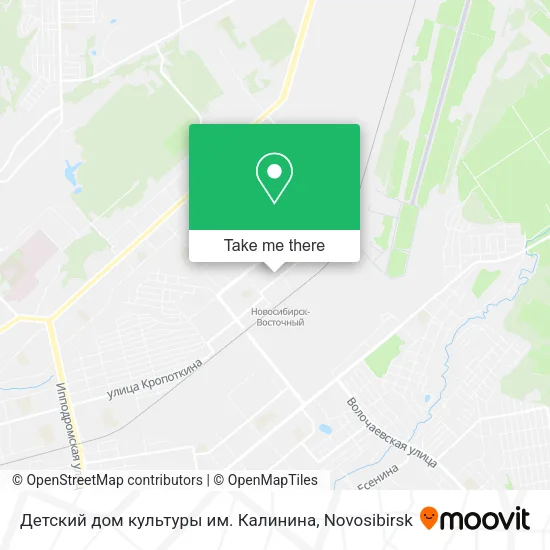 Детский дом культуры им. Калинина map