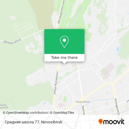 Средняя школа 77 map