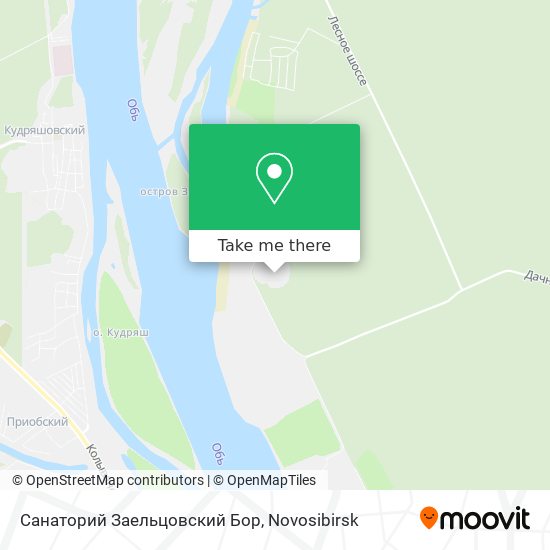 Санаторий Заельцовский Бор map