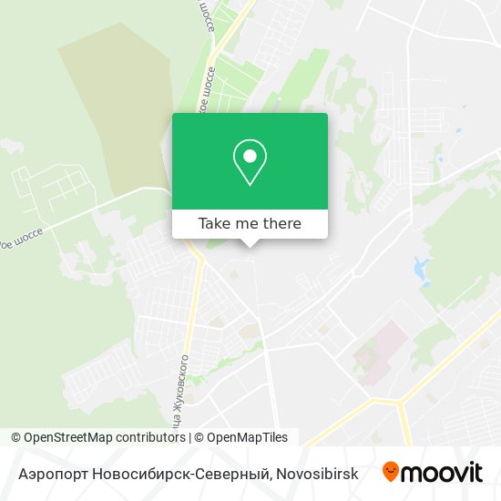Аэропорт Новосибирск-Северный map