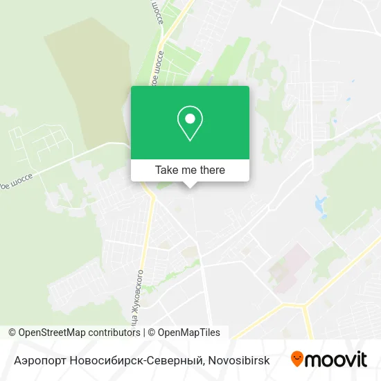 Аэропорт Новосибирск-Северный map