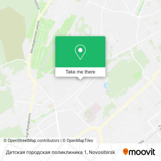 Детская городская поликлиника 1 map