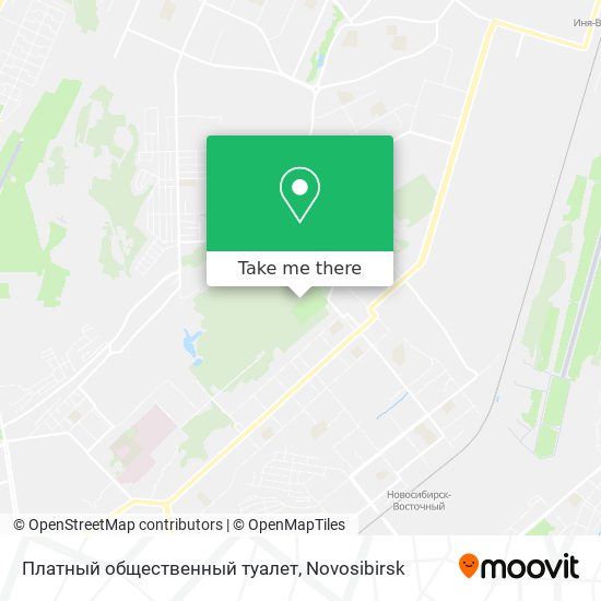 Платный общественный туалет map