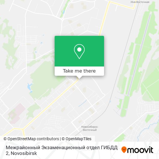 Межрайонный Экзаменационный отдел ГИБДД 2 map