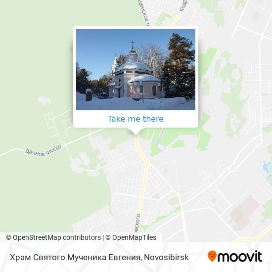 Храм Святого Мученика Евгения map