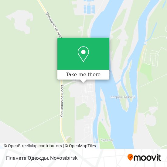 Планета Одежды map