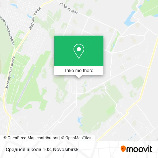 Средняя школа 103 map