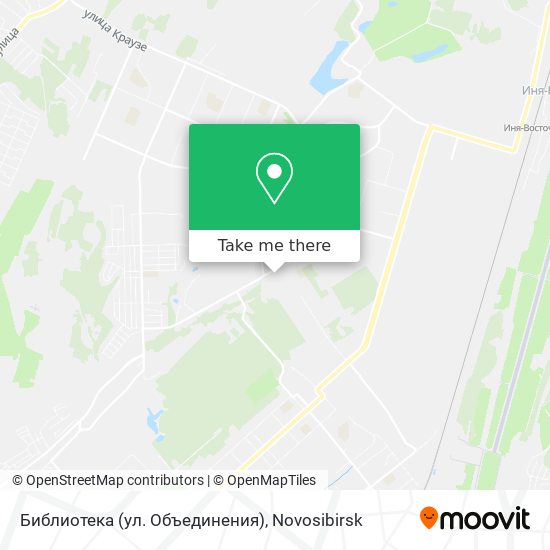 Библиотека (ул. Объединения) map