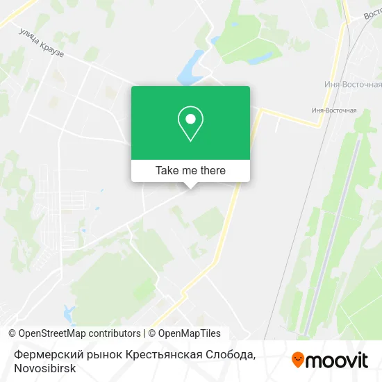 Фермерский рынок Крестьянская Слобода map