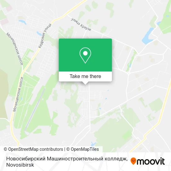 Новосибирский Машиностроительный колледж map