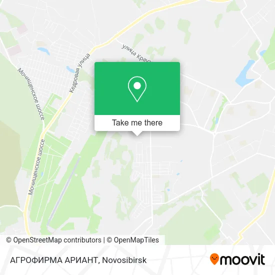АГРОФИРМА АРИАНТ map