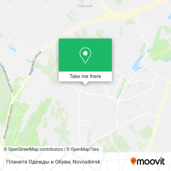 Планета Одежды и Обуви map