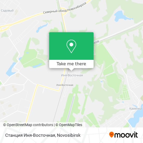 Станция Иня-Восточная map
