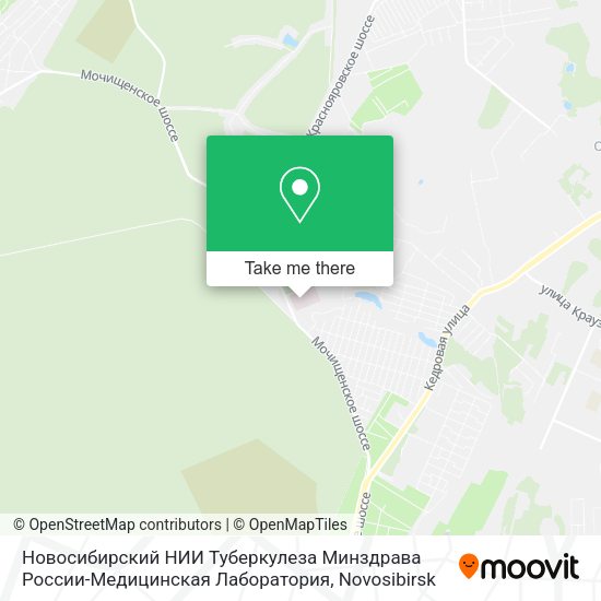 Новосибирский НИИ Туберкулеза Минздрава России-Медицинская Лаборатория map