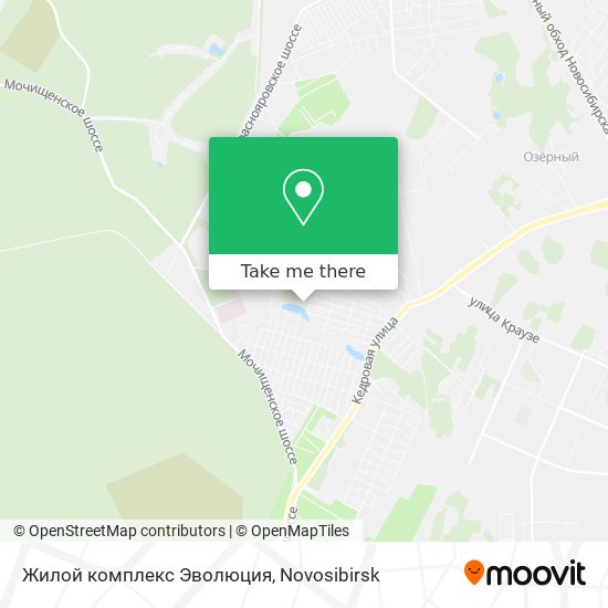 Жилой комплекс Эволюция map