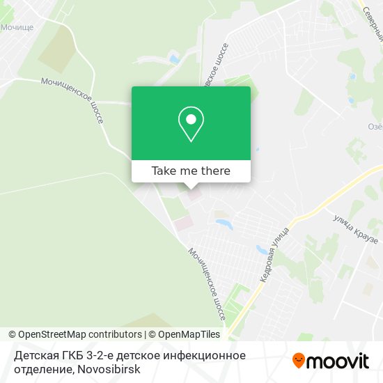 Детская ГКБ 3-2-е детское инфекционное отделение map