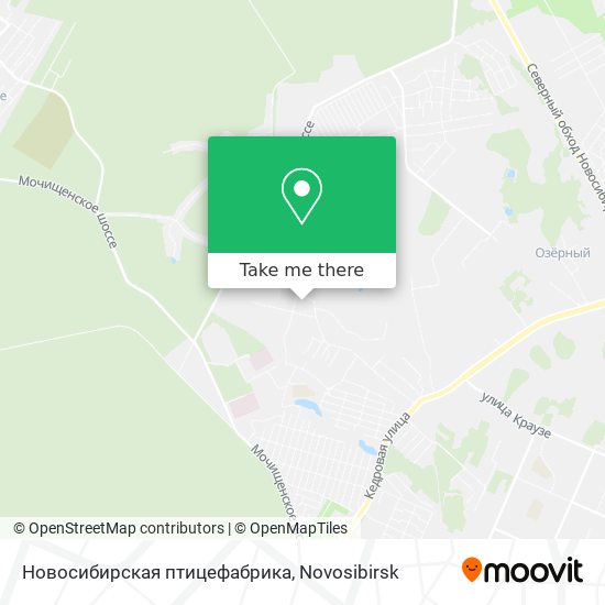 Новосибирская птицефабрика map