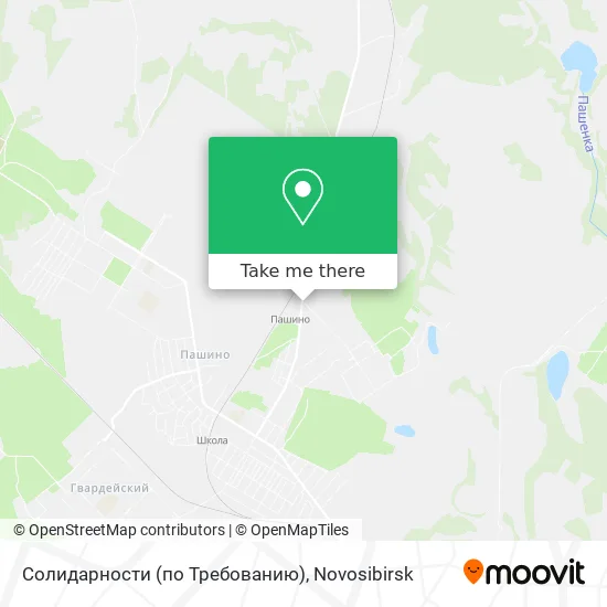 Солидарности (по Требованию) map