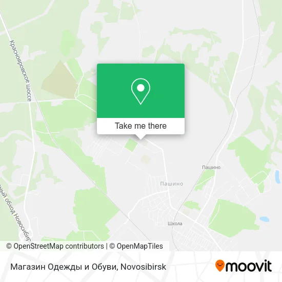 Магазин Одежды и Обуви map