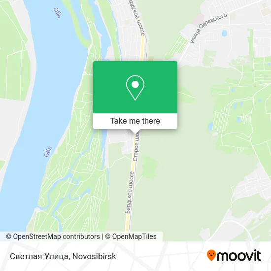 Светлая Улица map