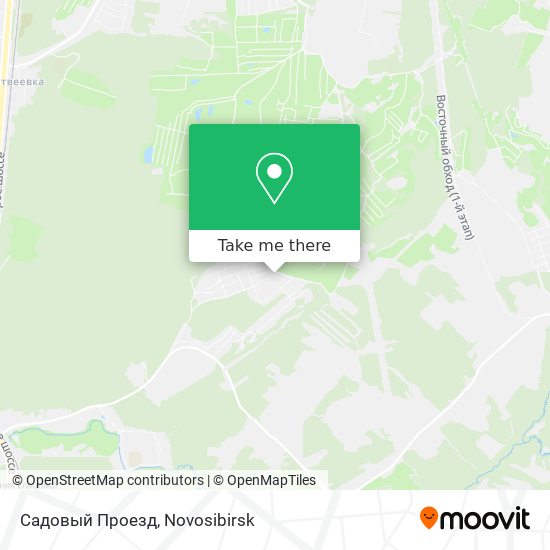 Садовый Проезд map