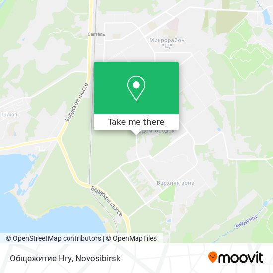 Общежитие Нгу map