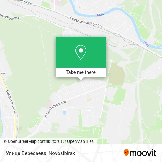 Улица Вересаева map