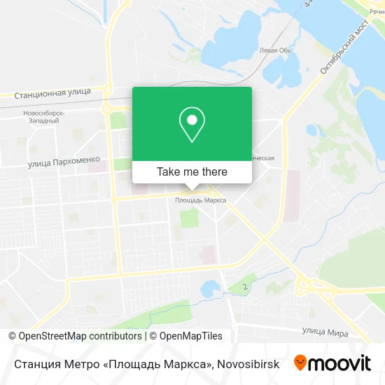 Станция Метро «Площадь Маркса» map