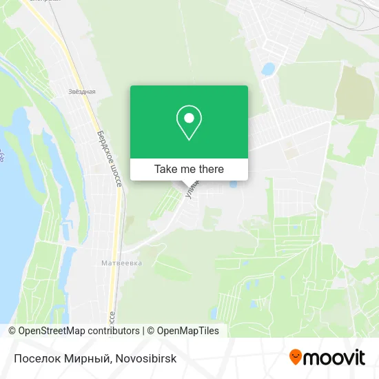 Поселок Мирный map